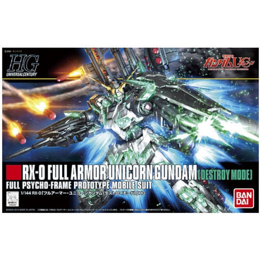 Bandai Spirits HGUC 1/144 Full Armor Unicorn Gundam (Destroy Mode) - Gundam Model Kits