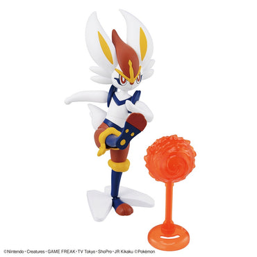 Bandai Spirits Pokemon Plastic Model Collection 50 Select Series Cinderace - Model Kits