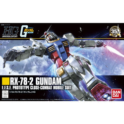 Bandai Spirits 1/144 HGUC RX-78-2 Gundam - Gundam Model Kits