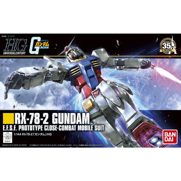 Bandai Spirits 1/144 HGUC RX-78-2 Gundam - Gundam Model Kits
