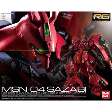 Bandai Spirits RG 1/144 MSN-04 Sazabi - Gundam Model Kits