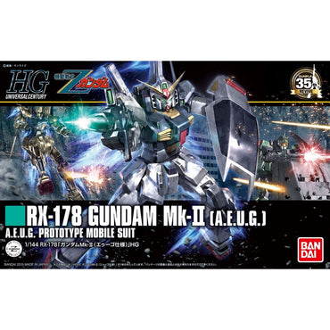 Bandai Spirits 1/144 HGUC RX-178 Gundam Mk-II (AEUG) - Gundam Model Kits