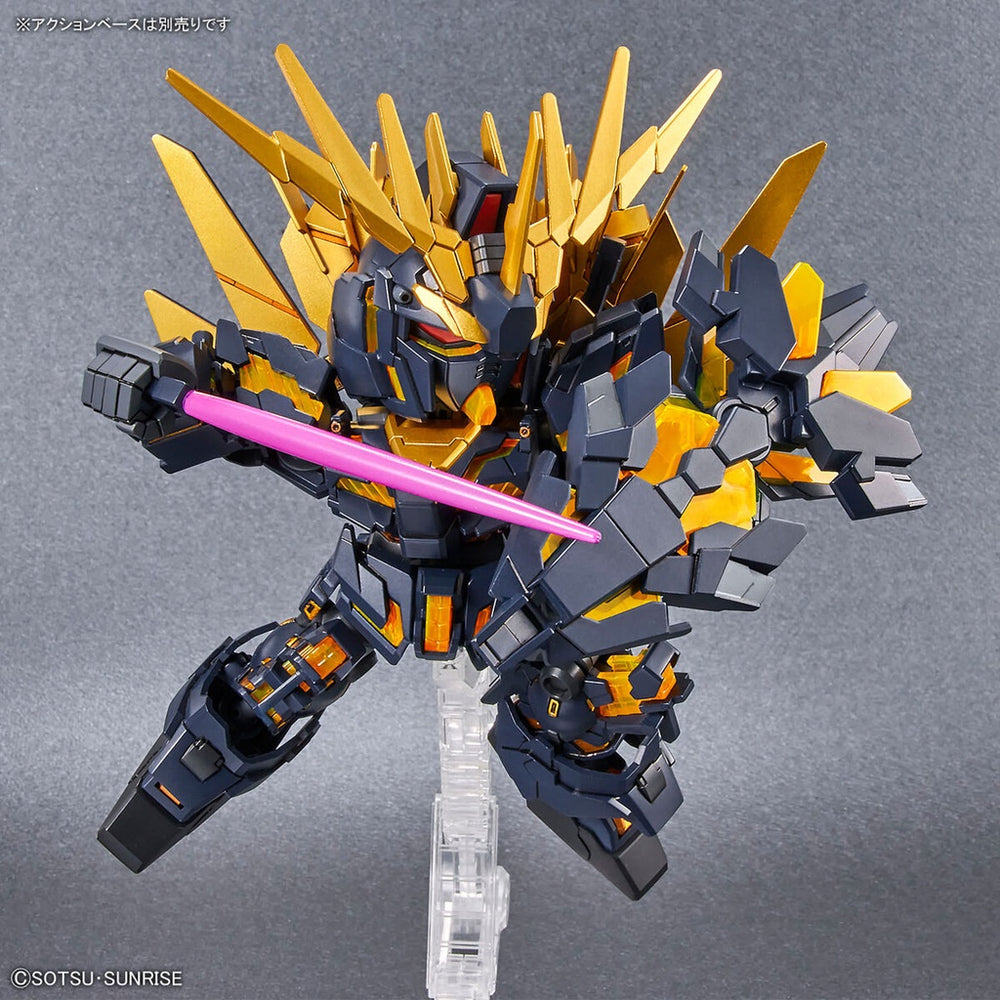 Bandai Spirits SD GUNDAM CROSS SILHOUETTE Unicorn Gundam 2 Banshee (Destroy Mode) & Banshee Norn Parts Set - Model Kits