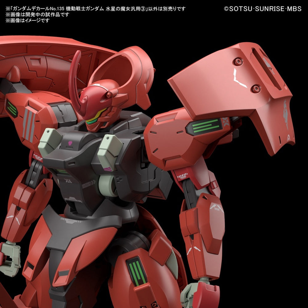 Bandai Spirits GUNDAM DECAL NO.135 FOR MOBILE SUIT GUNDAM THE WITCH FROM MERCURY MULTIUSE 3