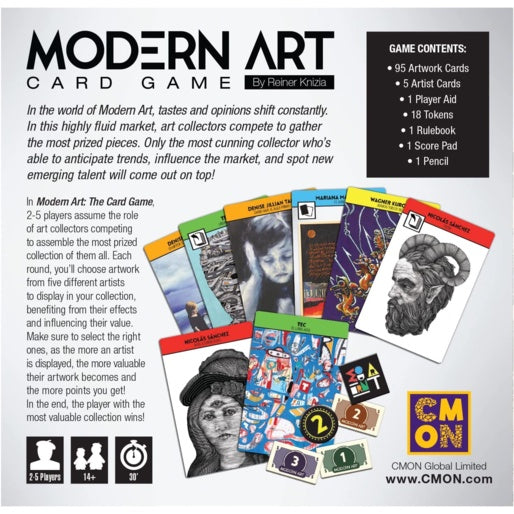 Modern Art Card Game [Board Game]