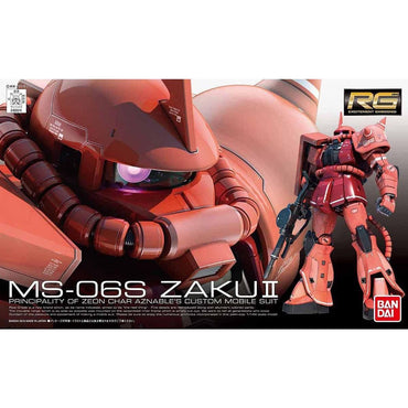 Bandai Spirits RG 1/144 MS-06S ZAKU II - Gundam Model Kits