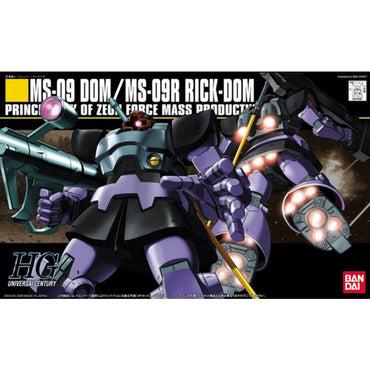 Bandai Spirits HGUC 1/144 MS-09 DOM / MS-09R RICK DOM - Gundam Model Kits