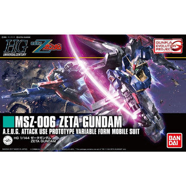 Bandai Spirits HGUC 1/144 MSZ-006 ZETA Gundam - Gundam Model Kits