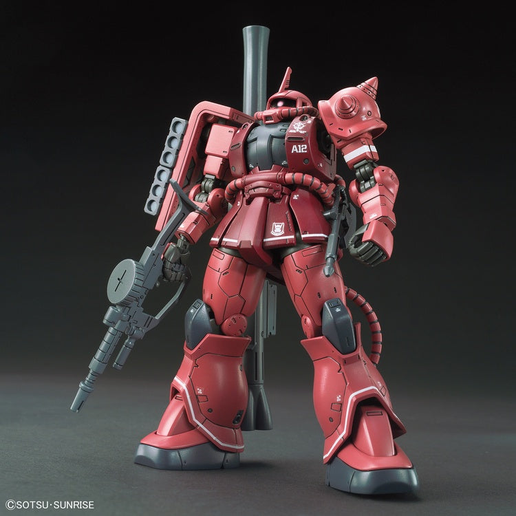 Bandai Spirits HG 1/144 MS-06S Zaku II Principality of Zeon Char Aznable's Mobile Suit Red Comet Ver. - Model Kits