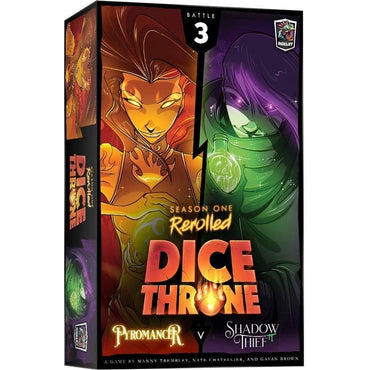 Dice Throne: Season One ReRolled – Pyromancer v. Shadow Thief [Board Games]