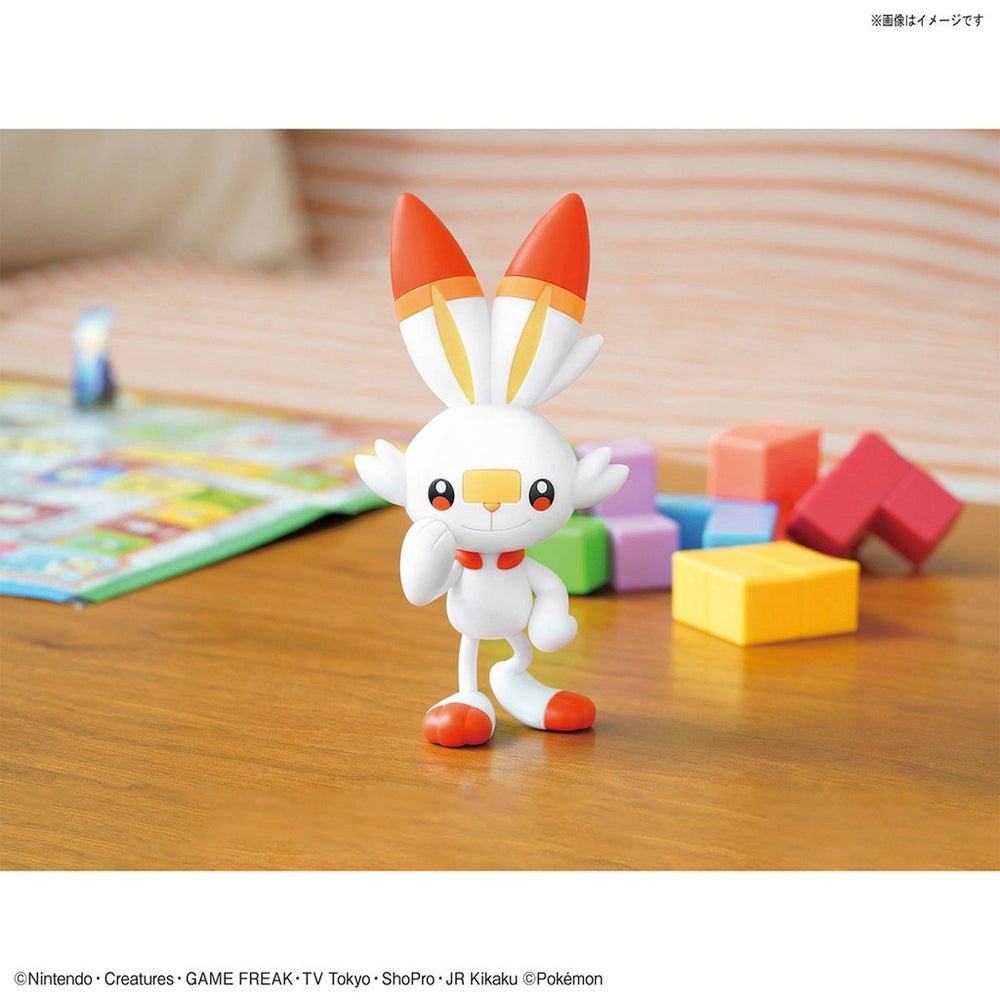 Bandai Spirits Pokemon Plastic Model Collection Quick!! No.05 Scorbunny - Model Kits
