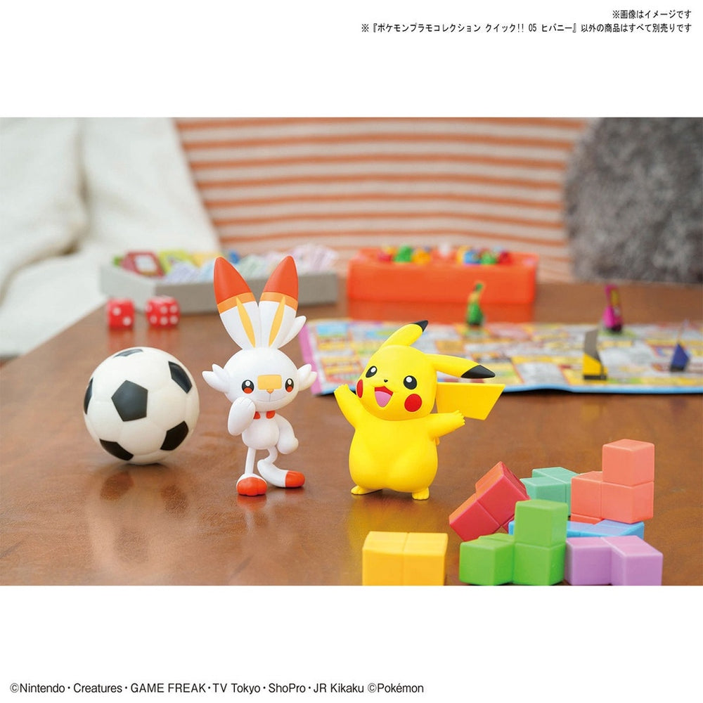Bandai Spirits Pokemon Plastic Model Collection Quick!! No.05 Scorbunny - Model Kits