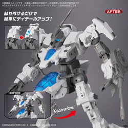 Bandai Spirits 1/144 30MM Customize Material (Decoration Parts 1 Gray) - Model Kits