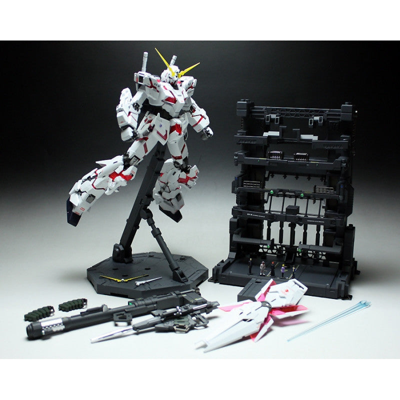 Bandai Spirits MG 1/100 RX-0 Unicorn Gundam Screen Image Special HD Color +MS CAGE - Gundam Model Kits