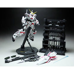 Bandai Spirits MG 1/100 RX-0 Unicorn Gundam Screen Image Special HD Color +MS CAGE - Gundam Model Kits