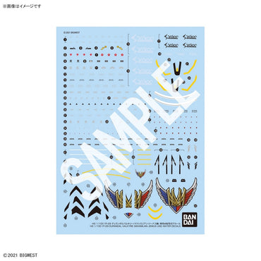Bandai Spirits HG 1/100 YF-29 Durandal Valkyrie (Maximilian Genus Custom) Full Set Pack WATER DECALS (Macross Frontier)