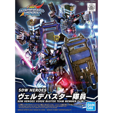 Bandai Spirits SDW HEROES Verde Buster Team Member - Gundam Model Kits