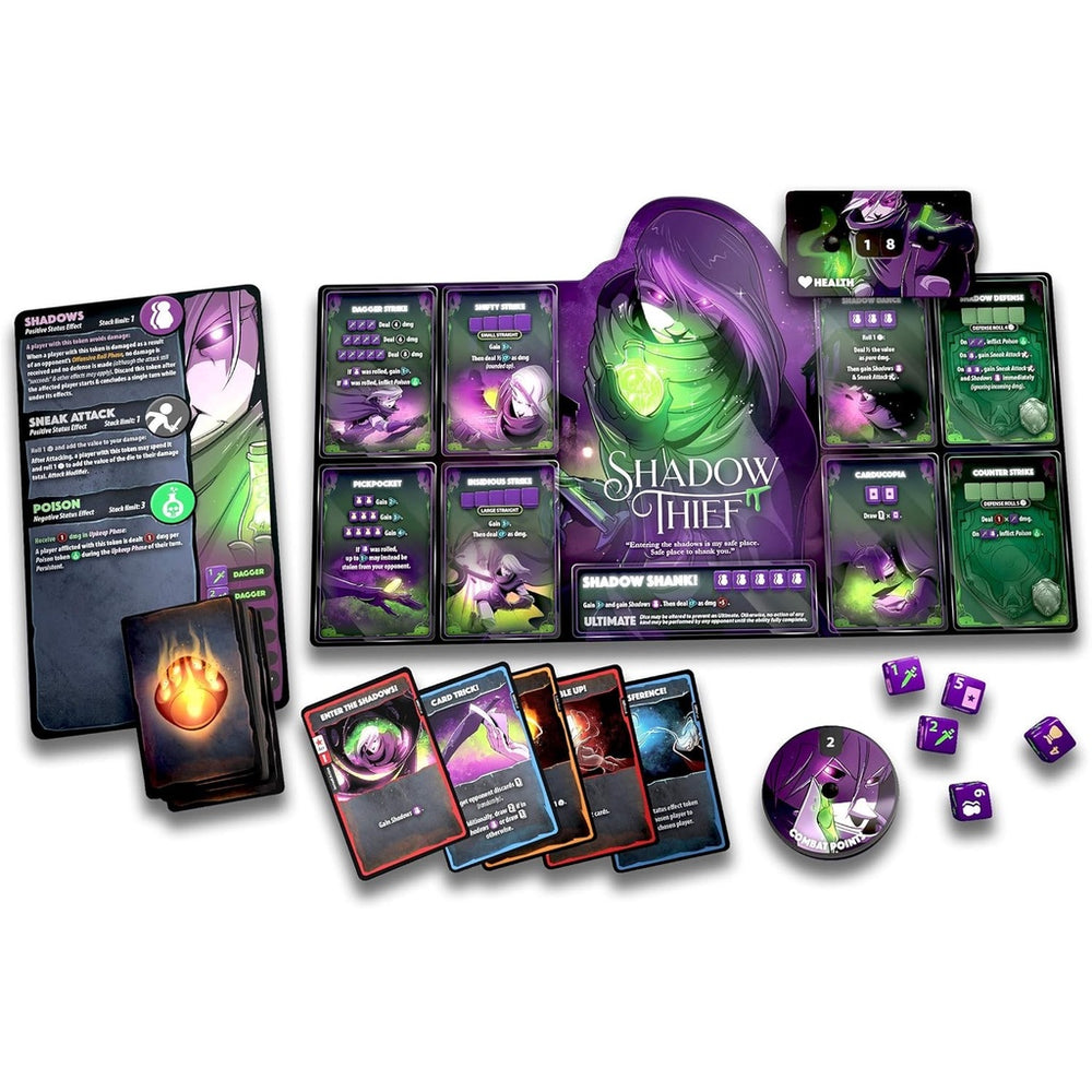 Dice Throne: Season One ReRolled – Pyromancer v. Shadow Thief [Board Games]