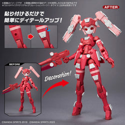 Bandai Spirits 1/144 30MM Customize Material (Decoration Parts 1 White) - Model Kits