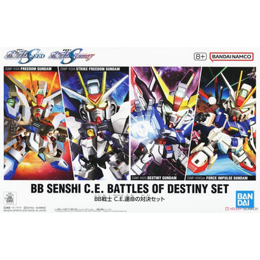 Bandai Spirits BB Senshi C.E. Battles Of Destiny Set (SD) (Gundam Model Kit) - Model Kits
