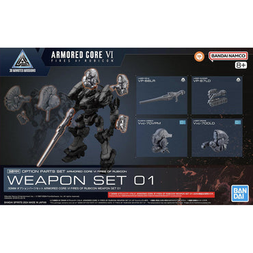 Bandai Spirits 30MM Armored Core VI Fires of Rubicon Weapon Set 01 - Model Kits