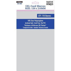 Sleeve Kings Card Sleeves - 60/100 microns thick - 55/110 per pack - board game card sleeves