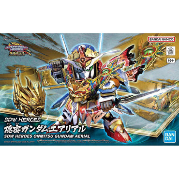 Bandai Spirits SDW HEROES Onmitsu Gundam Aerial - Gundam Model Kits