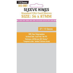 Sleeve Kings Card Sleeves - 60/100 microns thick - 55/110 per pack - board game card sleeves