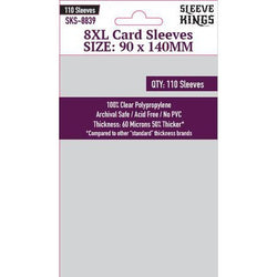 Sleeve Kings Card Sleeves - 60/100 microns thick - 55/110 per pack - board game card sleeves