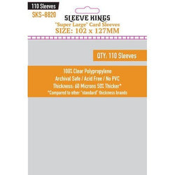 Sleeve Kings Card Sleeves - 60/100 microns thick - 55/110 per pack - board game card sleeves