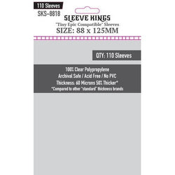 Sleeve Kings Card Sleeves - 60/100 microns thick - 55/110 per pack - board game card sleeves