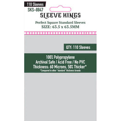 Sleeve Kings Card Sleeves - 60/100 microns thick - 55/110 per pack - board game card sleeves