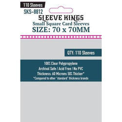 Sleeve Kings Card Sleeves - 60/100 microns thick - 55/110 per pack - board game card sleeves