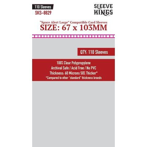Sleeve Kings Card Sleeves - 60/100 microns thick - 55/110 per pack - board game card sleeves