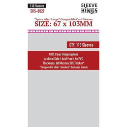 Sleeve Kings Card Sleeves - 60/100 microns thick - 55/110 per pack - board game card sleeves