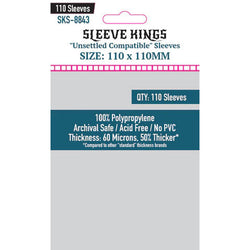 Sleeve Kings Card Sleeves - 60/100 microns thick - 55/110 per pack - board game card sleeves