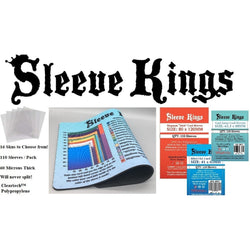 Sleeve Kings Card Sleeves - 60/100 microns thick - 55/110 per pack - board game card sleeves