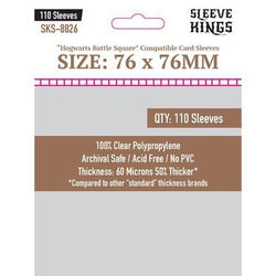 Sleeve Kings Card Sleeves - 60/100 microns thick - 55/110 per pack - board game card sleeves