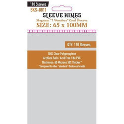 Sleeve Kings Card Sleeves - 60/100 microns thick - 55/110 per pack - board game card sleeves