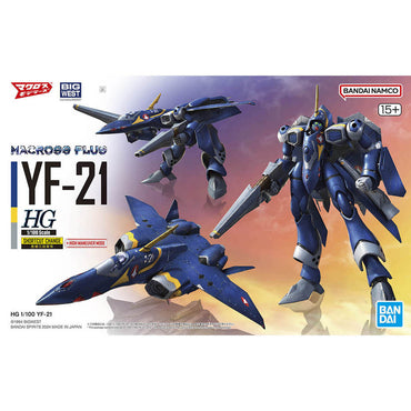 Bandai Spirits HG 1/100 YF-21 (Macross Plus) - Model Kits