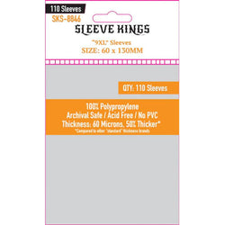 Sleeve Kings Card Sleeves - 60/100 microns thick - 55/110 per pack - board game card sleeves