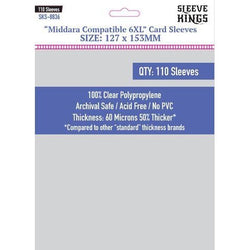 Sleeve Kings Card Sleeves - 60/100 microns thick - 55/110 per pack - board game card sleeves