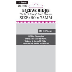 Sleeve Kings Card Sleeves - 60/100 microns thick - 55/110 per pack - board game card sleeves