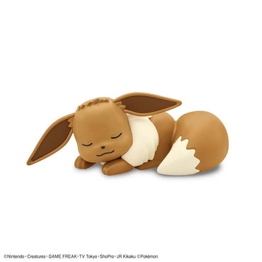 Bandai Spirits Pokemon Plastic Model Collection Quick!! No.07 Eevee (Sleeping Pose) - Model Kits