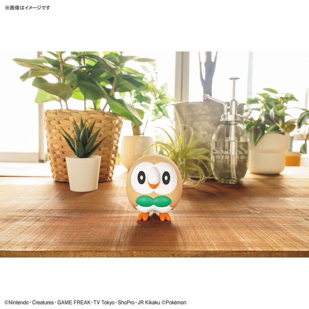 Bandai Spirits Pokemon Plastic Model Collection Quick!! No.10 Rowlet - Model Kits