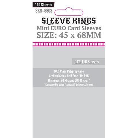 Sleeve Kings Card Sleeves - 60/100 microns thick - 55/110 per pack - board game card sleeves