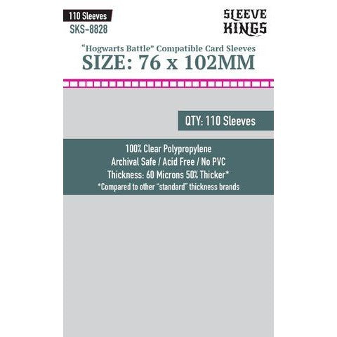 Sleeve Kings Card Sleeves - 60/100 microns thick - 55/110 per pack - board game card sleeves