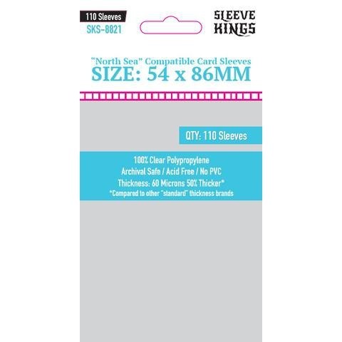 Sleeve Kings Card Sleeves - 60/100 microns thick - 55/110 per pack - board game card sleeves