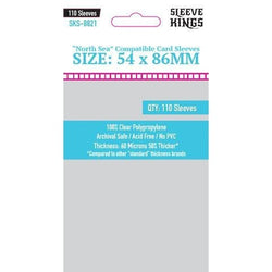 Sleeve Kings Card Sleeves - 60/100 microns thick - 55/110 per pack - board game card sleeves