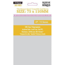 Sleeve Kings Card Sleeves - 60/100 microns thick - 55/110 per pack - board game card sleeves